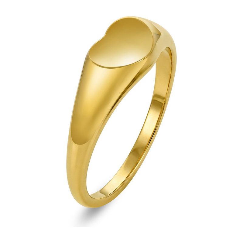 Heartline ring i forgylt stål 29211