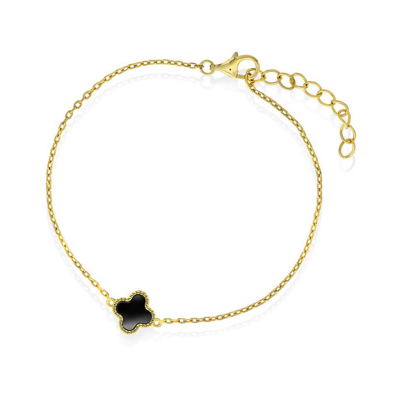 KLØVER ARMBÅND SVART 991782