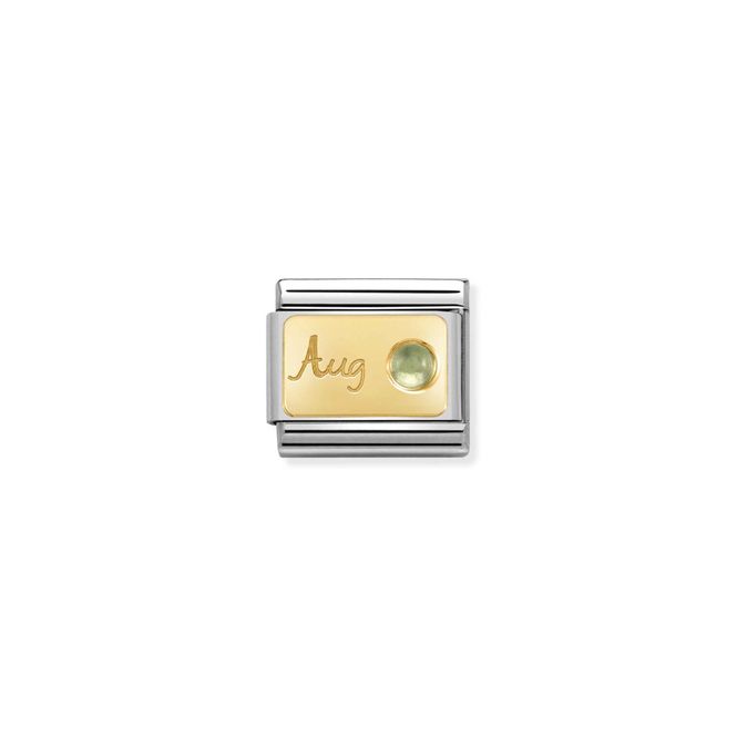 Hovedbilde NOMINATION Classic MONTH STONE in steel, stones and 18k ...