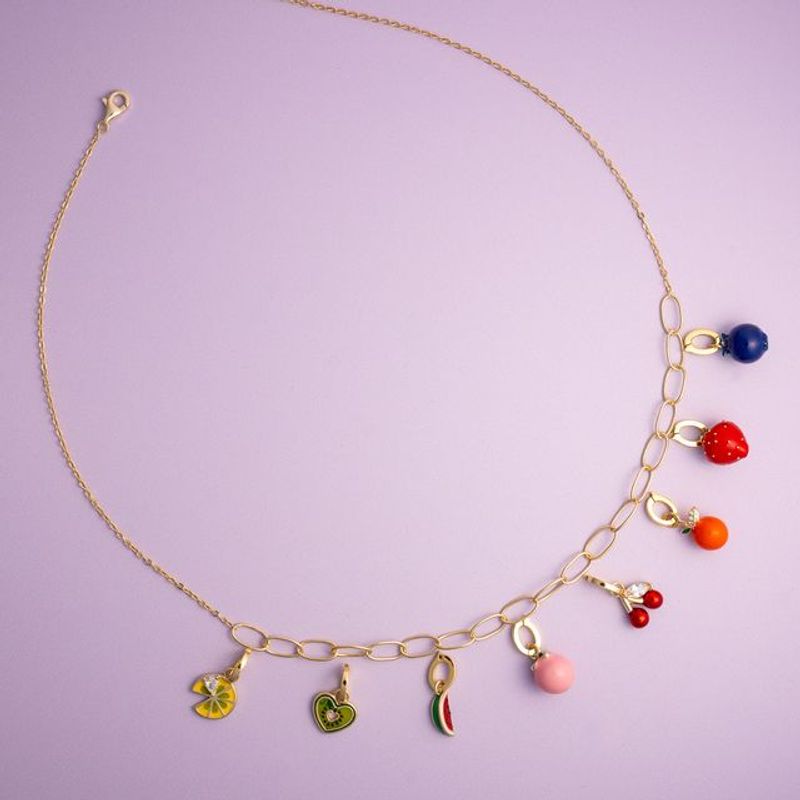 CHARMS SANDRA LYNG BY PAN Kiwi love charm 48152