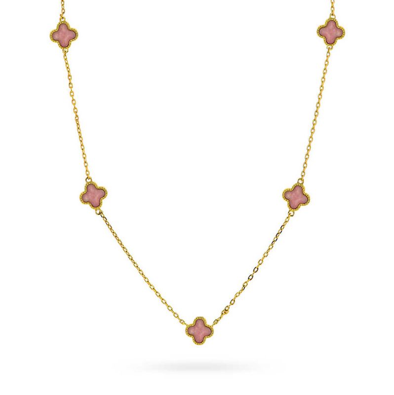 KLØVER SMYKKE ROSA 992032