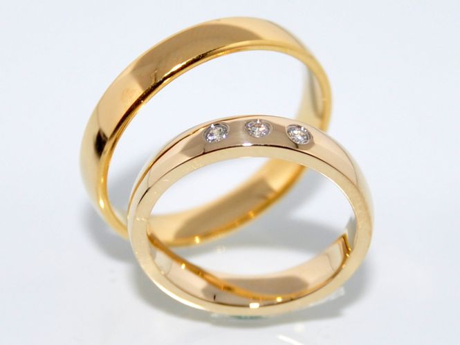Hovedbilde Gifteringer med diamanter 0.09 w.si